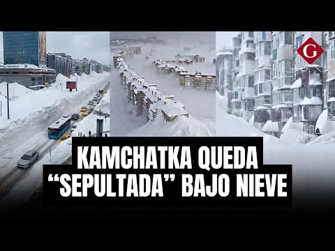 RUSIA: HISTÓRICA TORMENTA entierra a KAMCHATKA debajo de NIEVE | Gestión