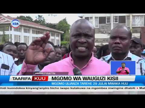 Wauguzi Kisii Waapa Kuendelea na Mgomo Hadi Madai Yao Yatatuliwe