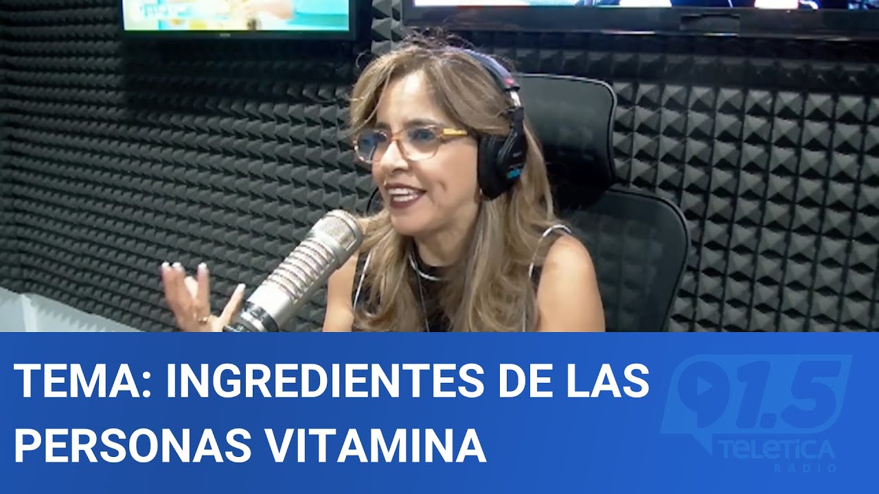 Tema: Ingredientes de las personas vitamina
