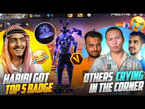 Big Youtubers Crying In Corner 😱 Habibi get no. 5 badge New Bundle In Jjust 1 Spin  🤯 #habibiff