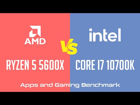 AMD Ryzen 5 5600X vs Intel Core i7 10700K - Apps & Gaming Benchmark (RTX 3090)