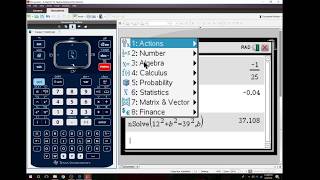 Calculator Using N-Solve TI-NSPIRE