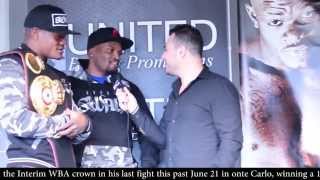 Youri Kalenga vs Denton Daley Interview - WBA World Title Fight | Love This City TV