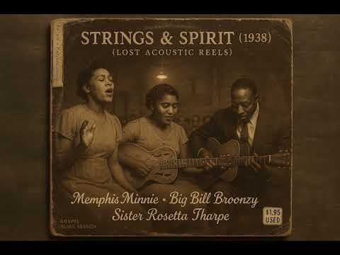 Thumbnail for Memphis Minnie, Big Bill Broonzy & Sister Rosetta Tharpe – Strings & Spirit (1938) [Lost Reels] by Blues big