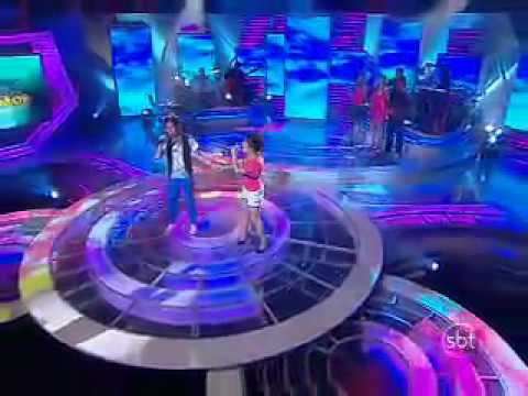 Elyssa Gomes e Gregory Rodrigues - Programa Raul Gil - SBT - 16/10/2010 - Faz um milagre em mim