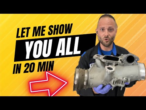 HOW TO | 6.7 Ford DIESEL Intake REMOVAL | 2017-2019 #mechanic #fordtrucks