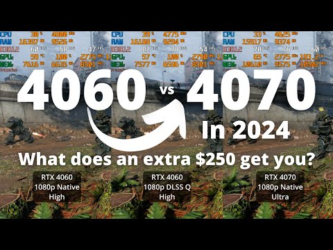 RTX 4060 vs 4070 in 2024 is it worth an extra $250?!?!?