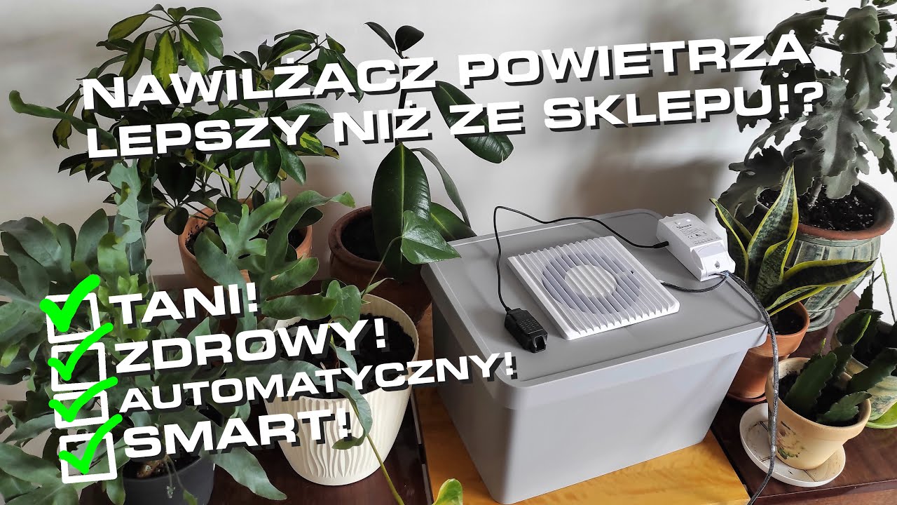 Ewaporacyjny nawilżacz powietrza - Zrób to sam! + Co musisz wiedzieć o nawilżaczach powietrza