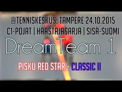 DreamTeam 1 | Classic II - PIsku Red Star | Tenniskeskus, Tampere 20.10.2015