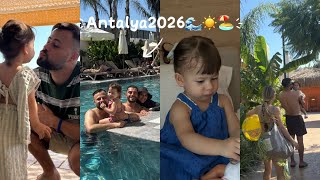 Tomrisle Antalya 2026| Tatilin eğlendiğimiz ilk ve tek günü iyiki vlog