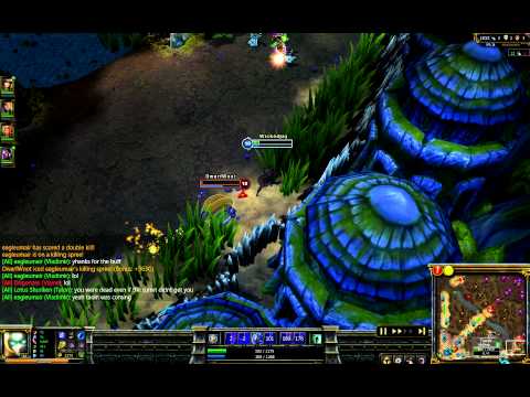 League Of Legends Orianna getting ganked low life.avi