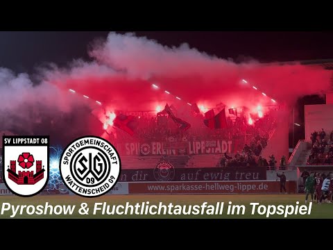 SV Lippstadt 08 - SG Wattenscheid 09 | Pyroshow, Flutlichtausfall & last second Tor im Topspiel