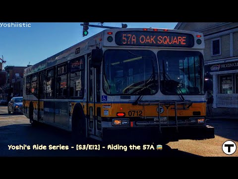 Broken The Feature, Yet Again! | Yoshi's Ride Series {S3-E12} - Riding the 57A 🚌 - {MBTA}