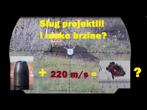 Slug projektili i male brzine