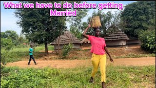 Smearing A hut 🛖 for Higher Pride Price In My Village #lifestyle #villagelife #world #africa