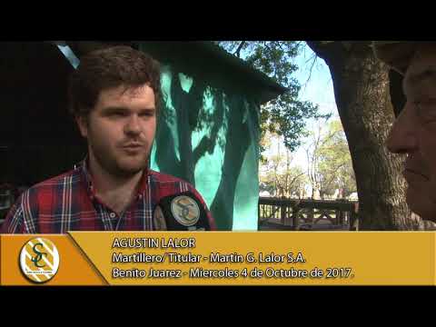 04-10-17 Nota Agustin Lalor - Cabaña La Cassina - Benito Juarez.