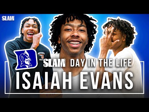 Day In The Life of 5⭐️ Duke Commit Isaiah Evans ???????? | SLAM Day In The Life