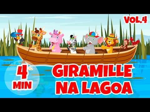 Giramille na Lagoa Vol. 4 - Giramille 4 min | Desenho Animado Musical