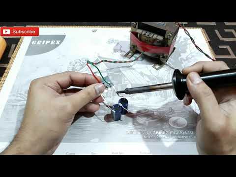 How To Make DC Dual Power Supply From A Single Supply Transformer // The technoboy