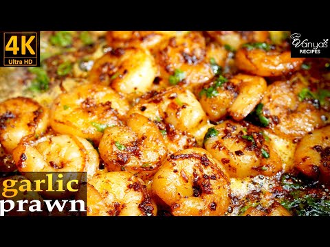 Garlic Prawn Recipe | Easiest 5 Min. Recipe To Make Butter Garlic Prawn