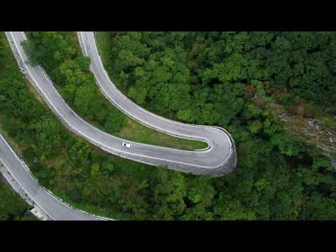 Passo San Boldo drone footage