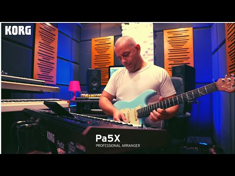 KORG PA5X Guitar Input - Sounds Great! Setup & Factory Presets | 4K