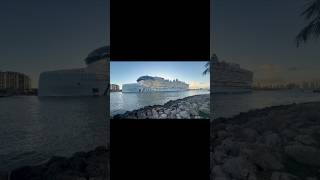 Icon of the Seas leaving Port Miami December 6, 2025