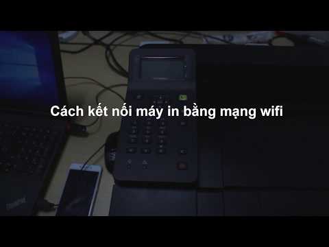 Cách cài đặt kết nối mạng Wifi ở máy in Canon - Canon LBP212dw