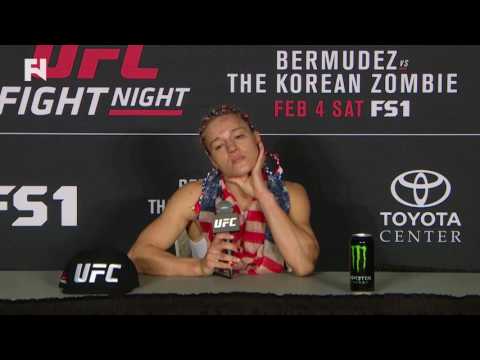 UFC Houston: Felice Herrig Post-Fight Press Conference - "(Waterson) is a fight I've always wanted."