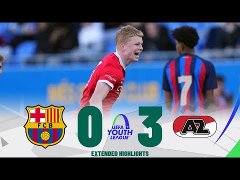 Barcelona vs AZ Alkmaar | Highlights | UEFA Youth League 01-03-2023