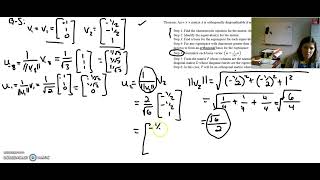 Diagonalizing a symmetric matrix, part 2