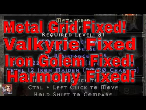 D2R 2.5 - METALGRID FIXED! RAVENS FIXED, VALK FIXED!