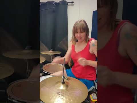 Dangerously Sleazy practicing "Jaded" by Operation Ivy - drummer view