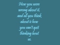 Even if I Wanted To Gloriana lyrics