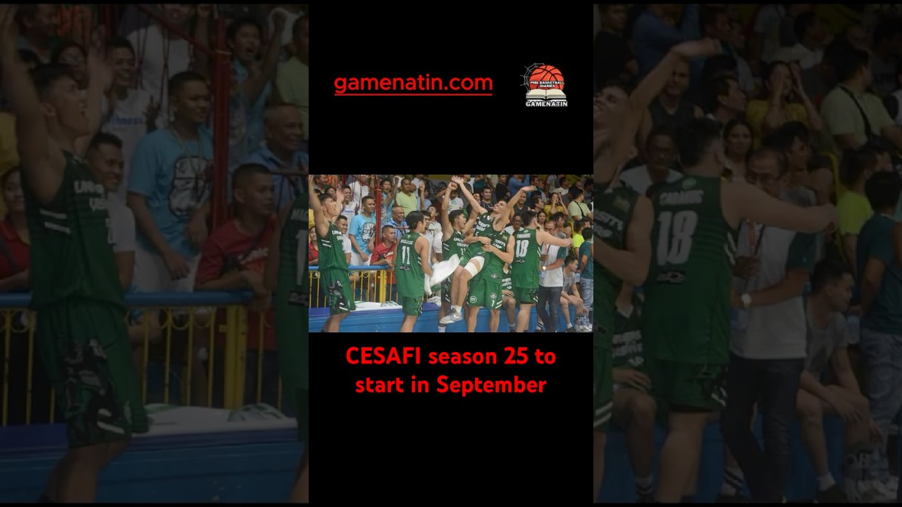 CESAFI: Season 25 to kick off on September 13