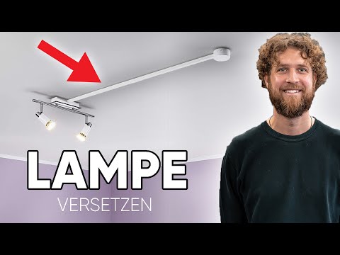 Moving a lamp - What options are available? (Cable duct, canopy, or slot)