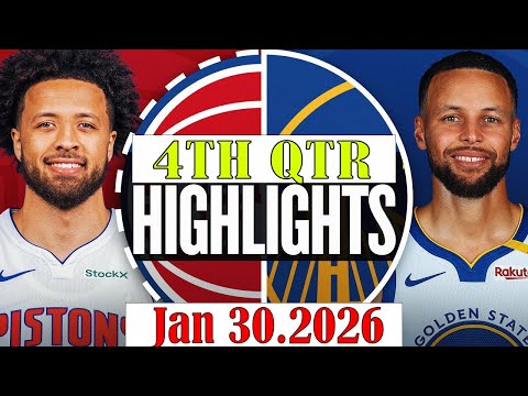 Golden State Warriors vs Detroit Pistons 4th Qtr Jan 30.2026 Highlights | NBA HIGHLIGHT