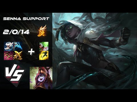 SUPPORT Senna vs Lulu - NA Grandmaster Patch 14.24