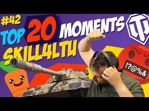 #42 skill4ltu vs Carro 45t TOP 20 Funny Moments | Best Twitch Clips | World of Tanks