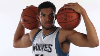 Durant and Harden reflect on a young Karl-Anthony Towns