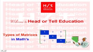 Types of Matrix with Examples