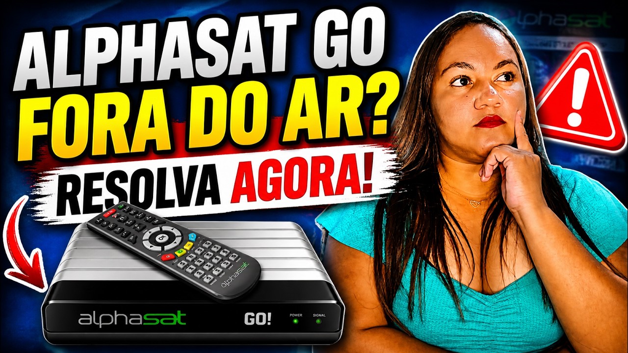 🚨 ALPHASAT GO CAIU DE VEZ? DESCUBRA AGORA COMO RESOLVER!