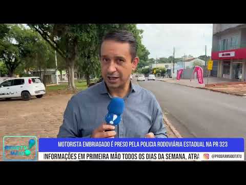 Motorista embriagado invade contramão, causa acidente e é preso em Alto Piquiri