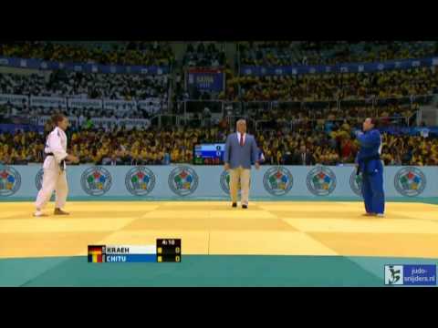 Judo 2013 World Championship Rio de Janeiro: Kraeh (GER) - Chitu (ROU) [-48kg] bronze
