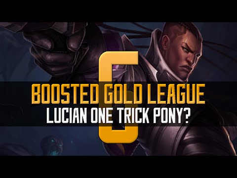 ◄ Lucian One Trick Pony? ► Patch 6.7 - Boosted Gold League - Lucian Gameplay [German/HD/S6]