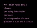 U2-A Man and a Woman (Lyrics)
