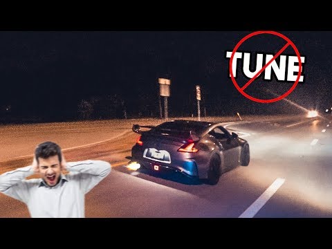FBO Tomei 370Z Tries to Shoot Flames!! *CRAZY LOUD*
