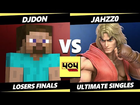 4o4 Weekly 52 LOSERS FINALS - DJDon (Steve) Vs. Jahzz0 (Ken) Smash Ultimate - SSBU
