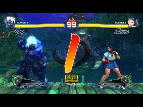 SSFIV grudge match shawn (oni) vs sim
