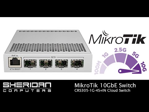 Mikrotik CRS305-1G-4S+IN 10GbE Switch